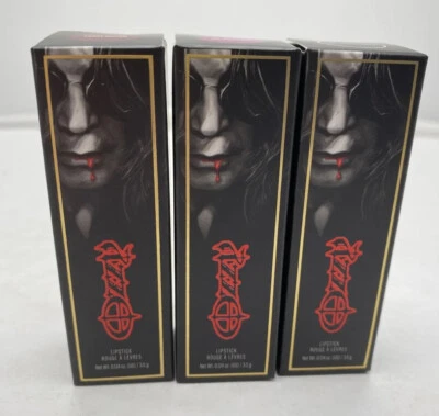 Ozzy Osbourne Beauty Bullet Lipstick Makeup SET OF ALL 3 SHADES Hurry LAST SETS - Image 1 of 4
