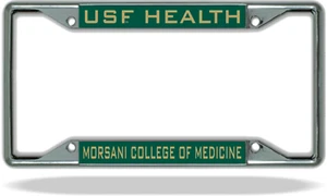 USF HEALTH MORSANI MEDICINE License Plate Frame - Picture 1 of 1