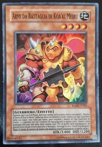 Carta YUGIOH-Armi da Battaglia di Koa'ki Meiru-RGBT-IT081-ITA-EX-Super Rare 1.Ed - Bild 1 von 1