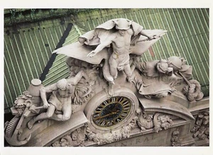 POSTCARD Grand Central Terminal "Transportation" Sculpture by J-A Coutan MINT - Picture 1 of 1