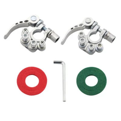 Car 4 Way Battery Terminal Stud Wire Connectors 4 Way Quick Release Zinc Alloy - Image 1 of 4