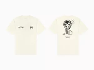 Perrotin X Daniel Arsham - Eroso Bust Drawing Tee Cream - Foto 1 di 1