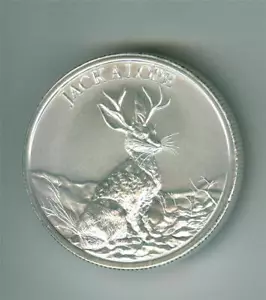 INTAGLIO IN PERFETTE CONDIZIONI SERIE CRIPTOZOOLOGICA MMXXII JACKALOPE 2 OZ .999 ARGENTO ALTO RILIEVO - Foto 1 di 2