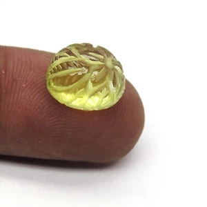 Fancy Lemon Quartz Gemstone, Hand carved lemon quartz, fancy quartz gem, healing - Picture 1 of 9