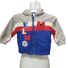 Sesame Street Elmo Jacket Kids 18M Months Red Blue Windbreaker Hoodie Coat Baby