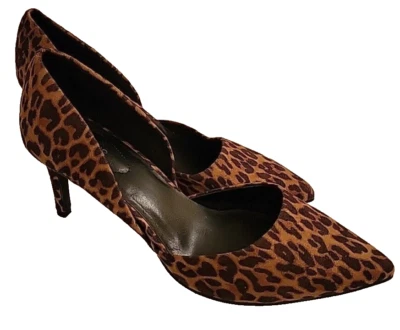 Bandolino Tacones Altos Para Mujer Talla 9 1/2 M Patrón Leopardo (GUC) ANIMAL PRINT Foto 1 de 4