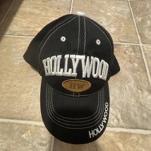 Hollywood Hat SnapBack With Leather Logo - Picture 1 of 7