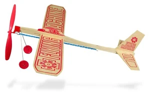 4 Pack Guillow's "Flying Machine" Rubber Band Balsa Wood Toy Airplane GUI-75-4 - Picture 1 of 6