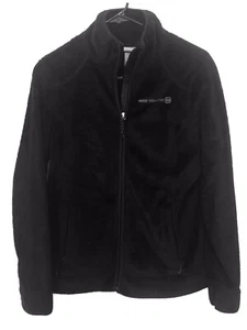 Free Country Women’s Plush Fleece Full Zip Jacket Size Small Black Long Sleeve - Picture 1 of 5