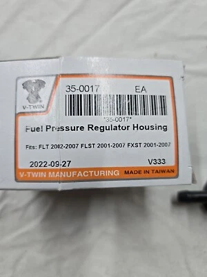 Fuel Pressure Regulator Housing ONLY, fits Harley Davidson - Image 1 of 4