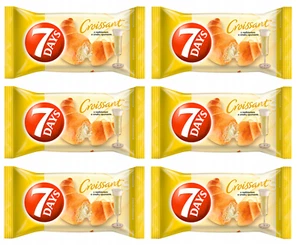 🥐 6x 7DAYS CROISSANT - SPUMANTE FILLING - 6x60G=360G TOTAL - CHAMPAGNE CREAM 🥂 - Picture 1 of 1