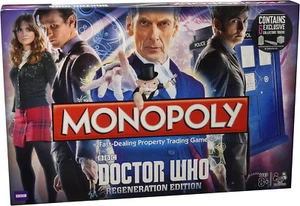 Monopoly Doctor Who Regeneration Edition Family Board Game (BRAND NEW) - Picture 1 of 6