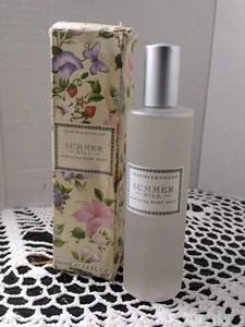 CRABTREE EVELYN SUMMER HILL HYDRATING BODY MIST SPRAY3.4oz~New In Box SUMMERHILL - Picture 1 of 10
