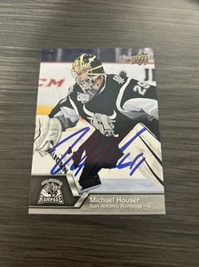 Michael Houser Autographed 2014-15 Upper Deck AHL #90