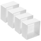  4 Pcs Hair Tie Organizer Wall for Bedroom Storage Box Lipstick Case Rope