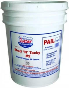 Lucas Oil 10027 Red N Tacky Grease 35 lb Pail - Picture 1 of 1