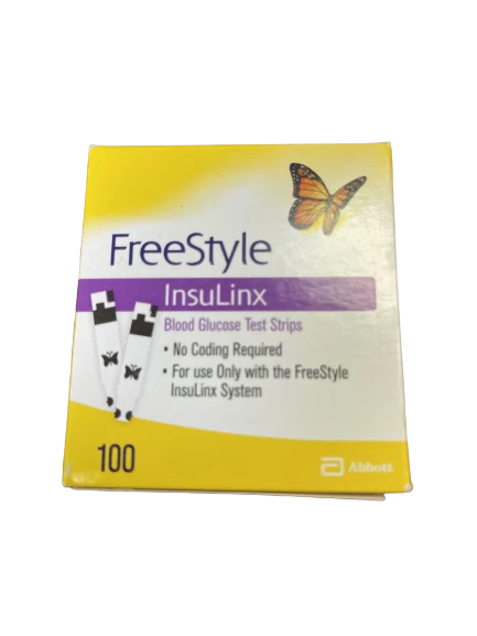 FreeStyle InsuLinx Blood Glucose Test Strips (100 Count)