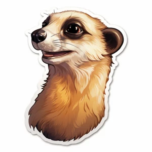 Autoaufkleber Sticker Erdmännchen Aufkleber - Picture 1 of 1