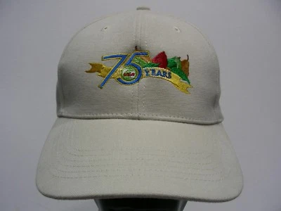 FRUIT - 75 YEARS - BEIGE - ADJUSTABLE STRAPBACK BALL CAP HAT! - Image 1 of 4