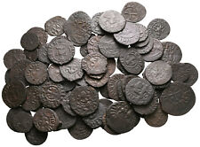 K ONE Autentyczna europejska średniowieczna moneta z brązu losowy wybór ok. 800 - 1400 AD 3,5