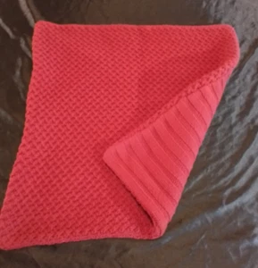 Pottery Barn Grand Chenille Red Pillow Cover 20x20” Zipper Accent Throw Pillow - Picture 1 of 11