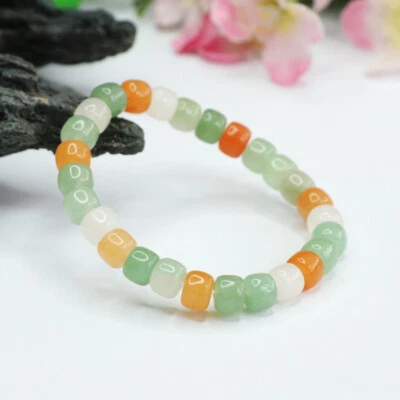 Pulsera de cuentas de aventurina natural piedras preciosas de la suerte energía curativa Feng Shui riqueza Foto 1 de 4