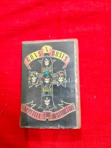Guns N Roses Appetite For Destruction  Clamshell CASSETTE TAPE INDIA indian - Picture 1 of 4