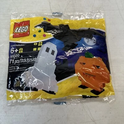 LEGO 40020 Pumpkin Ghost Bat Retired 2011 New in Package Halloween Bag Sealed - Image 1 of 2