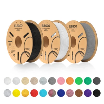 【Buy 6 Get 4 Free,Add 10】ELEGOO PLA PLA+ Rapid PLA+ ASA 3D Printer Filament 1KG  - Image 1 of 4