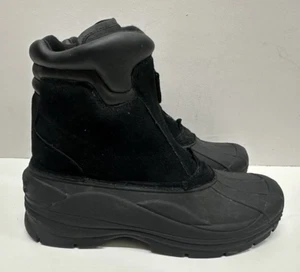 Totes Glaciar-Zip Hombre Talla 13 M Negro Gamuza Hecho por el Hombre Material Superior - Imagen 1 de 11