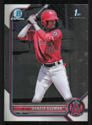 2022 Bowman Chrome Prospects #BCP138 Denzer Guzman - Image 1 of 2