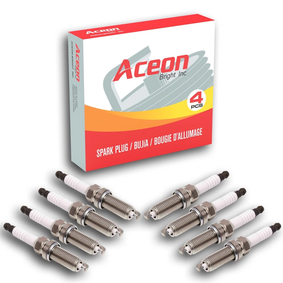 Sat of 8 Spark plug Nissan 2005-2020 Altima Sentra Versa Rogue Chevrolet - Image 1 of 1