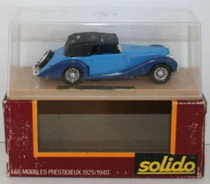 SÓLIDO ESCALA 1/43 - 78 - 1939 DELAHAYE 135M HIGONI FALASCHI - 2 TONOS AZUL - Imagen 1 de 1