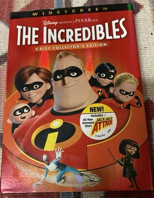 The Incredibles 2-Disc Collector’s Edition DVD w/ Slipcover Pixar Buy2Get1Free Foto 1 de 2