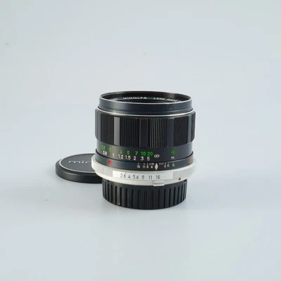 VERY GOOD MINOLTA MC W.ROKKOR-HG 35mm F/2.8 Prime Lens - Image 1 of 4