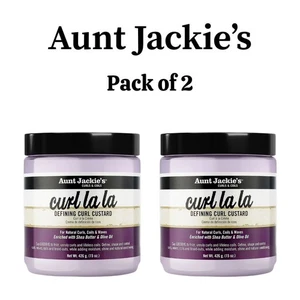 2x Aunt Jackie’s Curl La La Defining Curl Pudding Sulfate & Paraben Free 426g - Bild 1 von 5