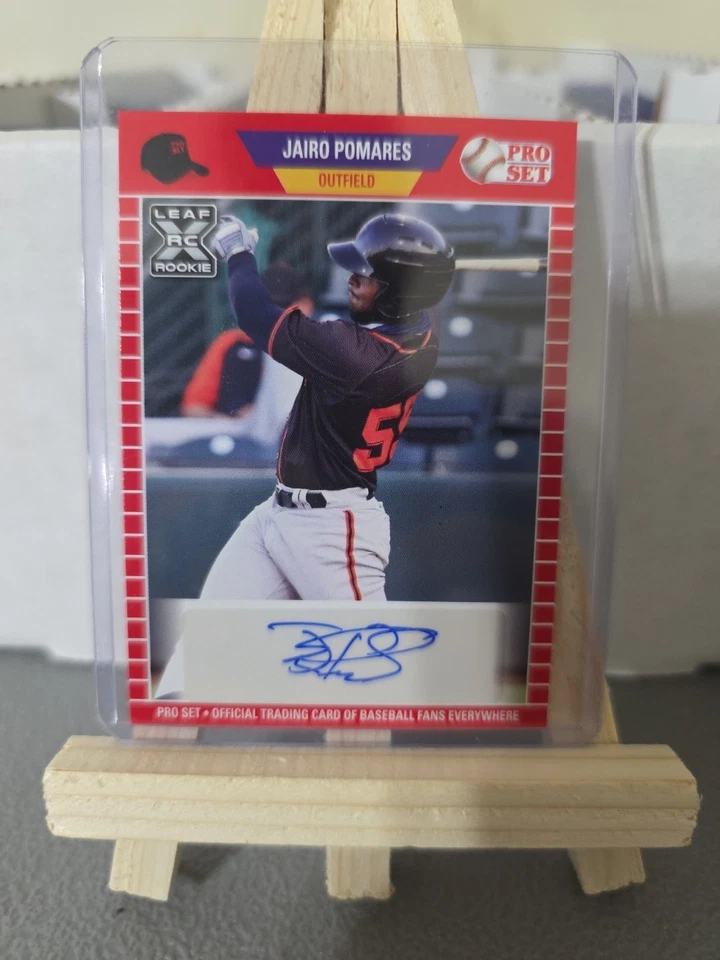 2021 Leaf Pro Set Baseball Blaster - Autographs Jairo Pomares #PS-JP1 (AU, RC) - Image 1 of 2