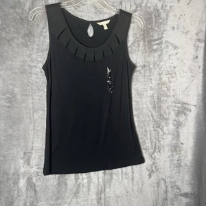 🆕 Banana Republic Women's Sleeveless Black Shirt  Size Medium - Picture 1 of 6