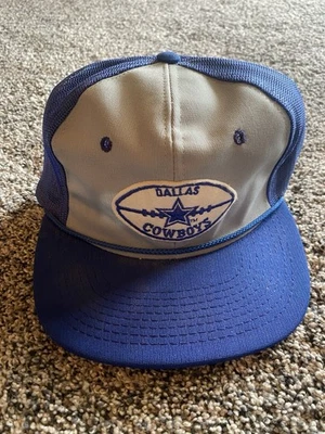 DE COLECCIÓN Dallas Cowboys Parche Sombrero Gorra SnapBack Años 80 Cuerda Malla Camionero Capitanes Foto 1 de 4