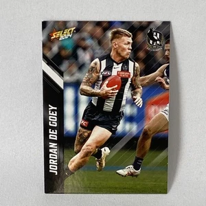 Jordan De Goey #34 Collingwood Magpies Player Card AFL Select 2024 trading card - Picture 1 of 13