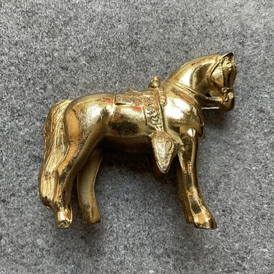 Vintage Metal Horse Figurine Statue Saddle Bridle Figure Western Country A17 - Image 1 of 4