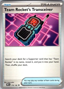 Team Rocket's Transceiver 178/182 Pokémon TCG Sv10: Destined Rivals Uncommon Reg - Picture 1 of 2