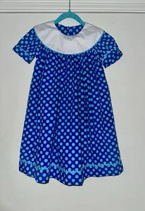 Girls Banana Split Blue / Teal Dress * Size 4 * 4T * Summer * Vacation * School - Picture 1 of 4