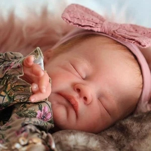 WOOROY Realistic Reborn Baby Dolls Girl 20 Inch Lifelike Newborn Sleeping Baby - Picture 1 of 9