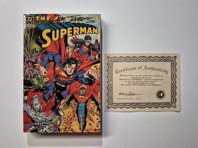 Игра The Return of Superman TPB *подписанная* (DC Comics/Dynamic Forces, 1993 года) - Изображение 1 из 4