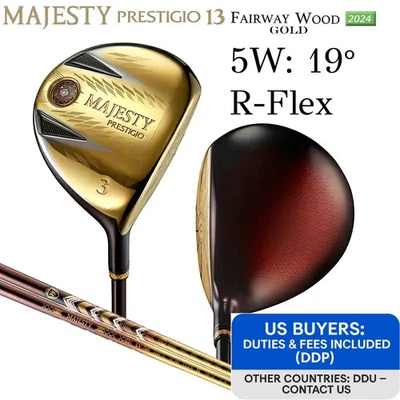 Majesty Prestigio XIII 13 5W 19° Fairway wood R-Flex LV760 w/Headcover - Image 1 of 4