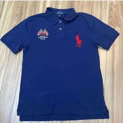 Camisa Polo Ralph Lauren Bandera Libertad Patriótica Talla Juvenil Grande 14-16 EE. UU. Foto 1 de 4