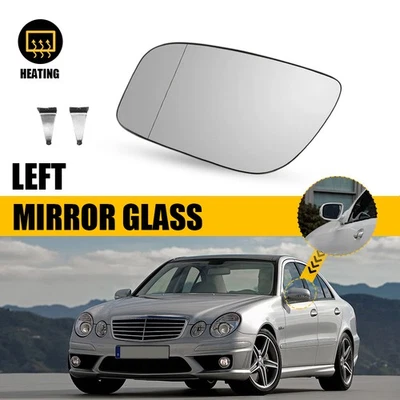 Cristal espejo retrovisor izquierdo térmico para Mercedes-Benz Clase E 2007-2009 E63 E320 E350 E550 Foto 1 de 4