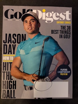 Portada de revista Jason Day PGA Golf World firmada autografiada nuevo autógrafo Foto 1 de 2
