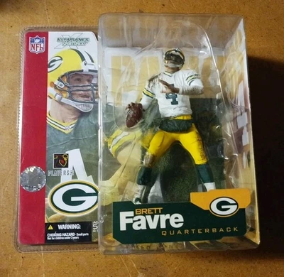 Figura de acción Green Bay Packers Brett Favre McFarlane Toys sin usar, en caja Foto 1 de 4